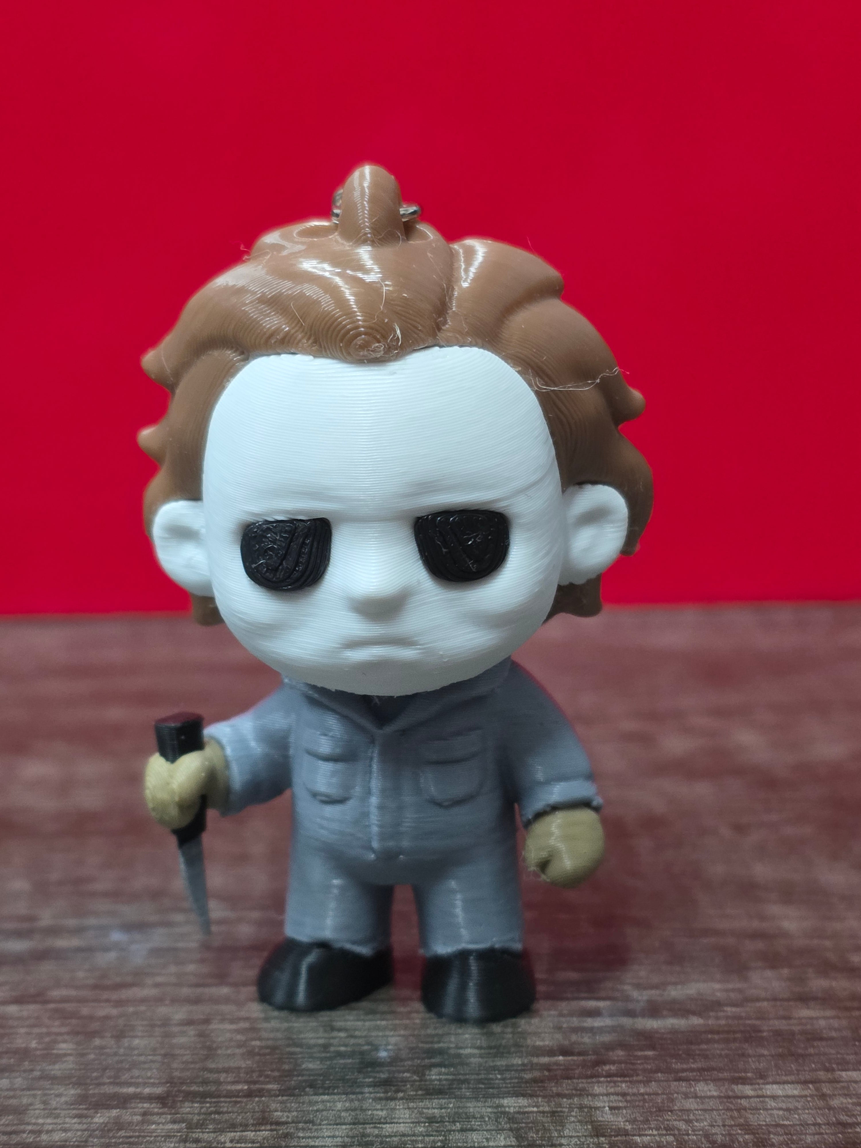 Halloween Michael Meyer Keychain