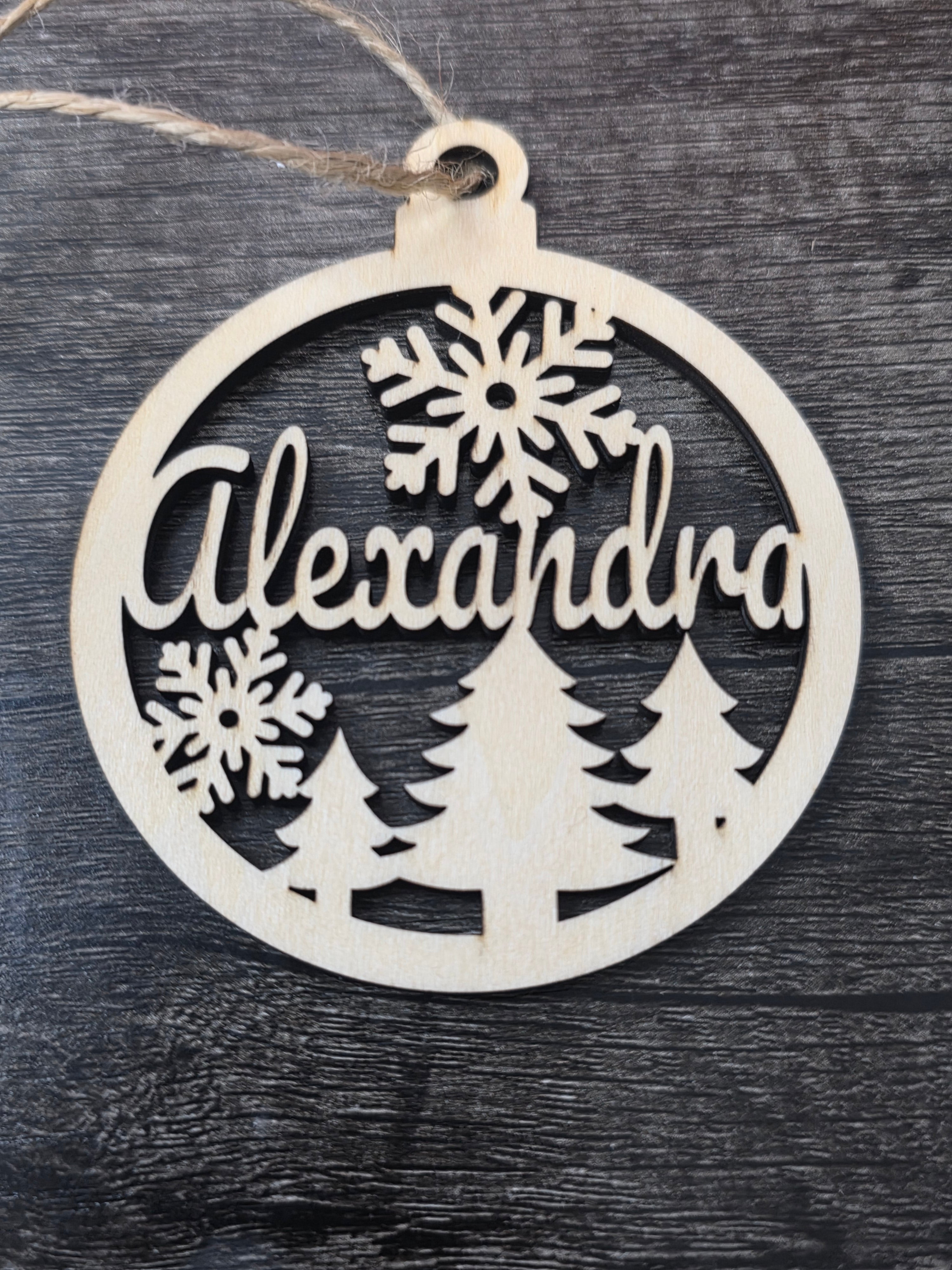 Personalized Holiday Ornament
