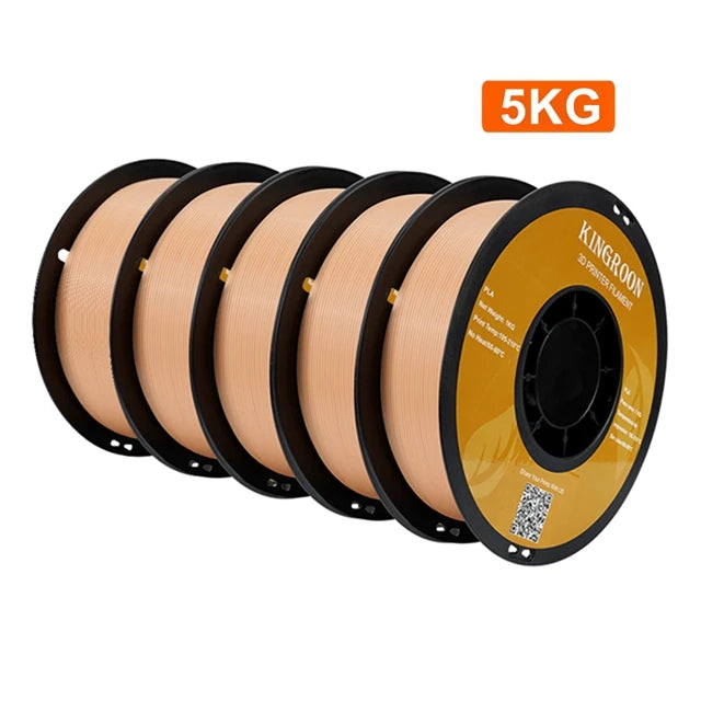 KINGROON PLA Filament 1.75mm 5/10KG pla Plastic For 3D Printer, Standard 1kg/roll 3D Printing Filaments Mix Color Local Shipping