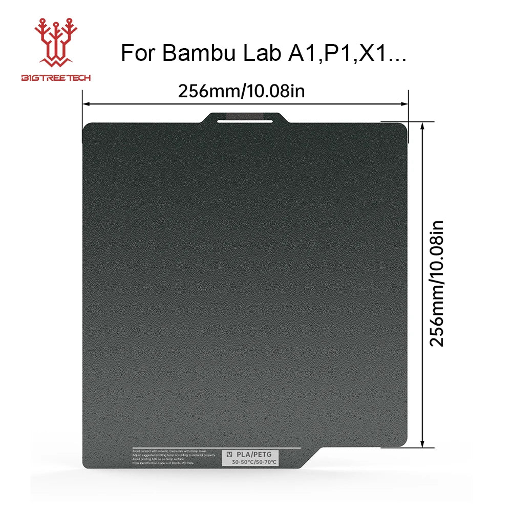 BIQU Panda Build Plate CryoGrip Pro Coating No Clog Spring Steel Double-sided for BambuLab Voron Kobra Ender K1 MAX 3D Printer