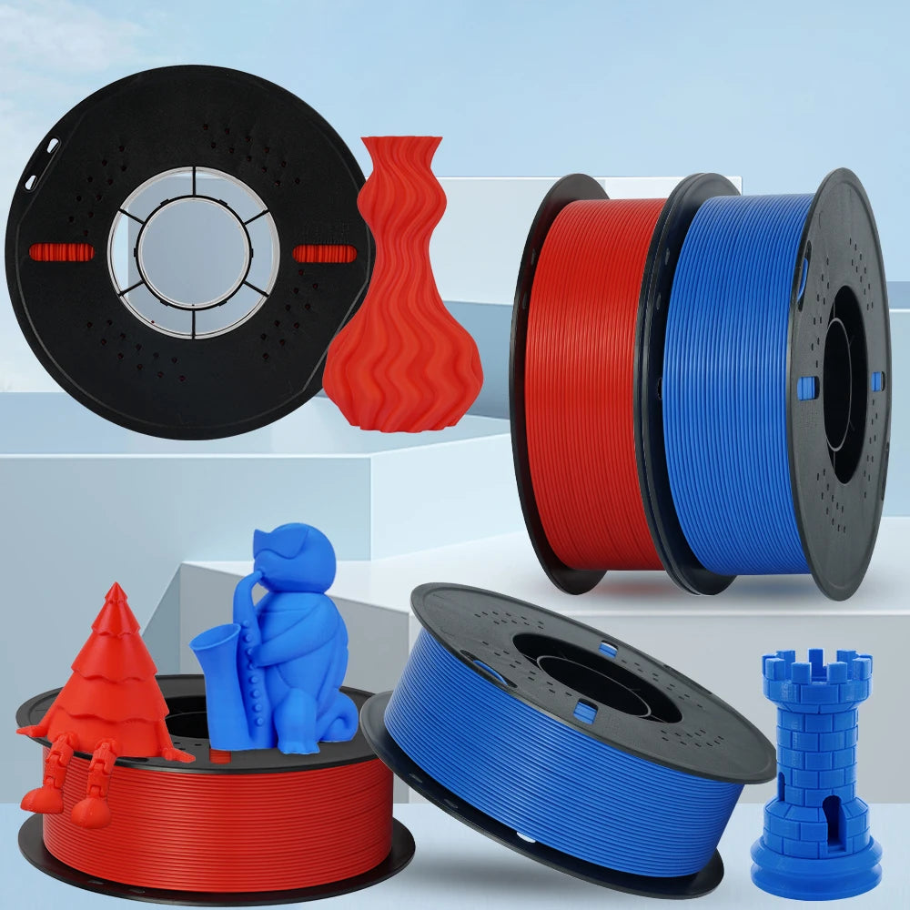 KINGROON PLA Filament 1.75mm 5/10KG pla Plastic For 3D Printer, Standard 1kg/roll 3D Printing Filaments Mix Color Local Shipping