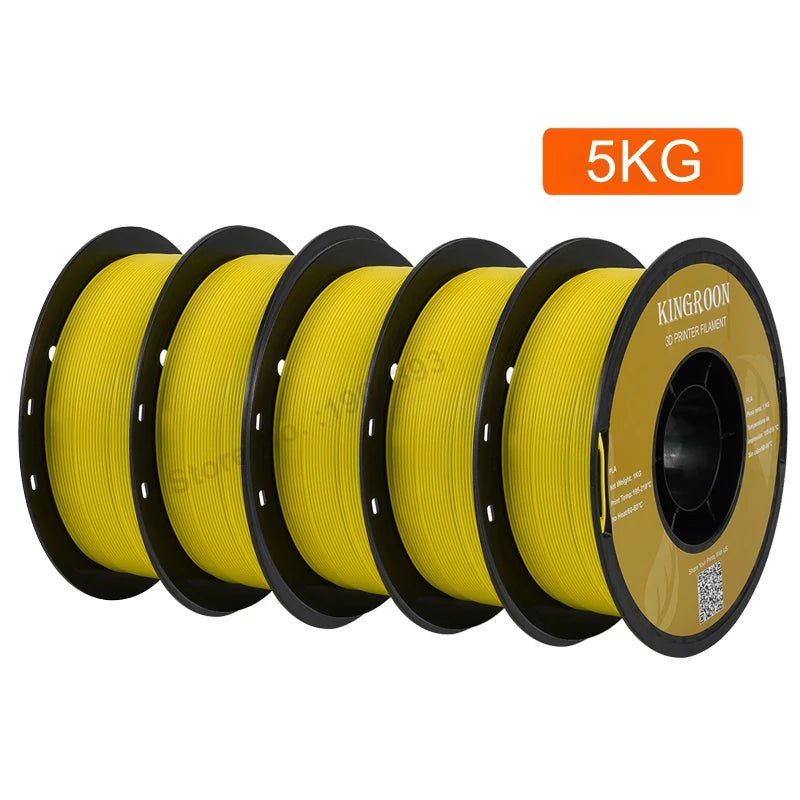 KINGROON PLA Filament 1.75mm 5/10KG pla Plastic For 3D Printer, Standard 1kg/roll 3D Printing Filaments Mix Color Local Shipping