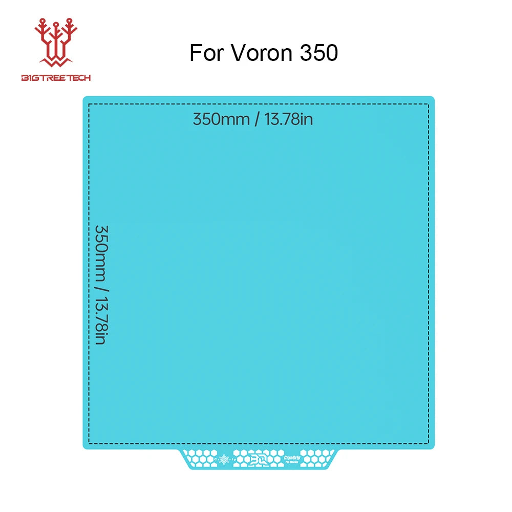 BIQU Panda Build Plate CryoGrip Pro Coating No Clog Spring Steel Double-sided for BambuLab Voron Kobra Ender K1 MAX 3D Printer