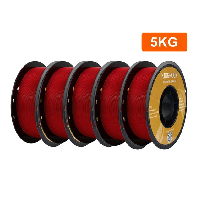 KINGROON PLA Filament 1.75mm 5/10KG pla Plastic For 3D Printer, Standard 1kg/roll 3D Printing Filaments Mix Color Local Shipping