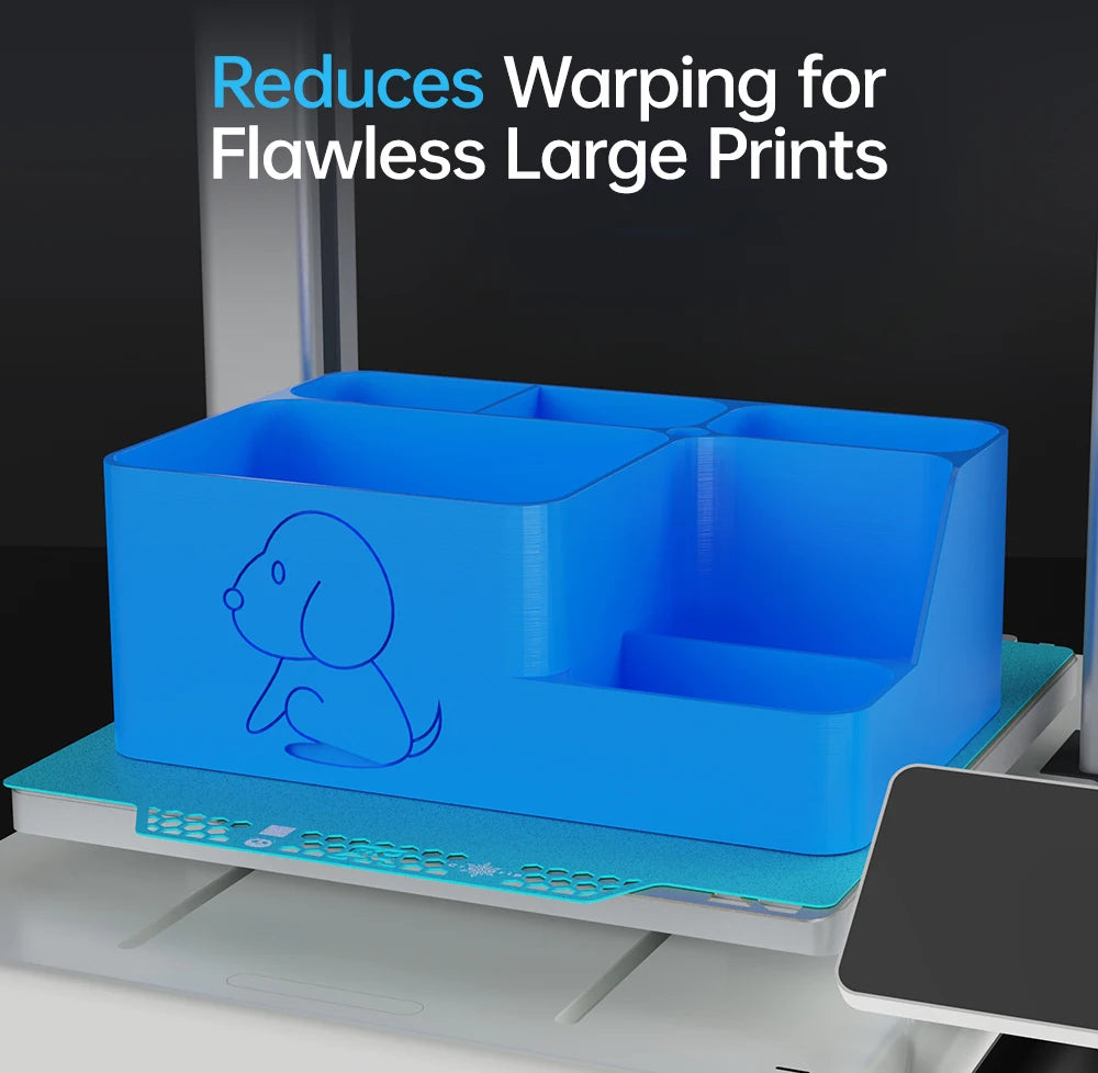 BIQU Panda Build Plate CryoGrip Pro Coating No Clog Spring Steel Double-sided for BambuLab Voron Kobra Ender K1 MAX 3D Printer