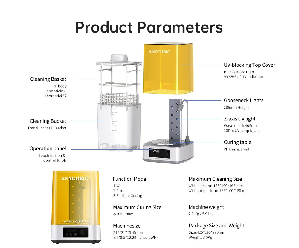 ANYCUBIC Wash & Cure 3